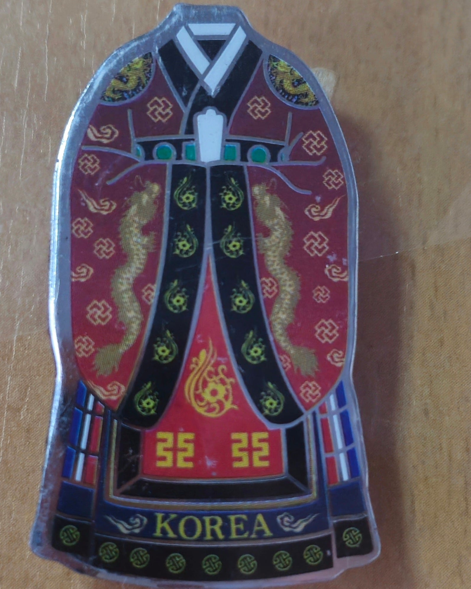 Koreai hűtőmágnes