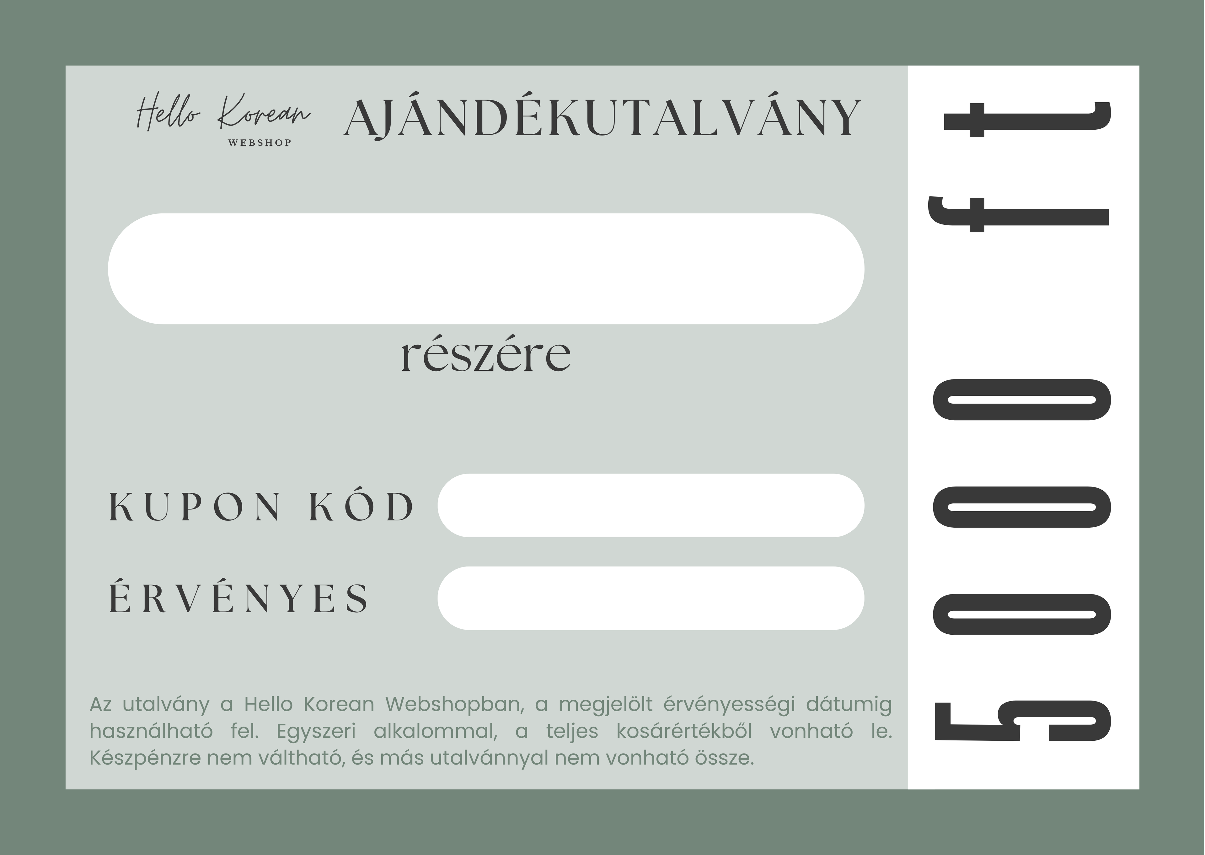Ajándékutalvány